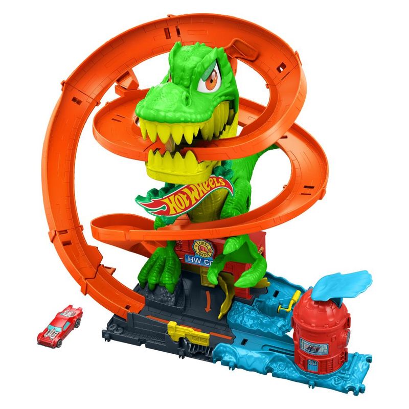 Pista-de-Percurso---Hot-Wheels---T-Rex-X---Quartel-de-Bombeiros---Mattel-0