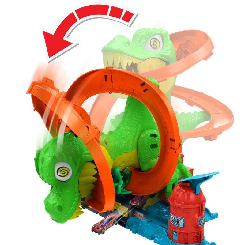 Pista-de-Percurso---Hot-Wheels---T-Rex-X---Quartel-de-Bombeiros---Mattel-1