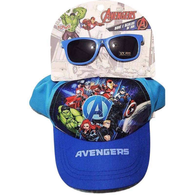 Conjunto-de-Bone-e-Oculos-de-Sol---Marvel---Os-Vingadores---Toyng-0