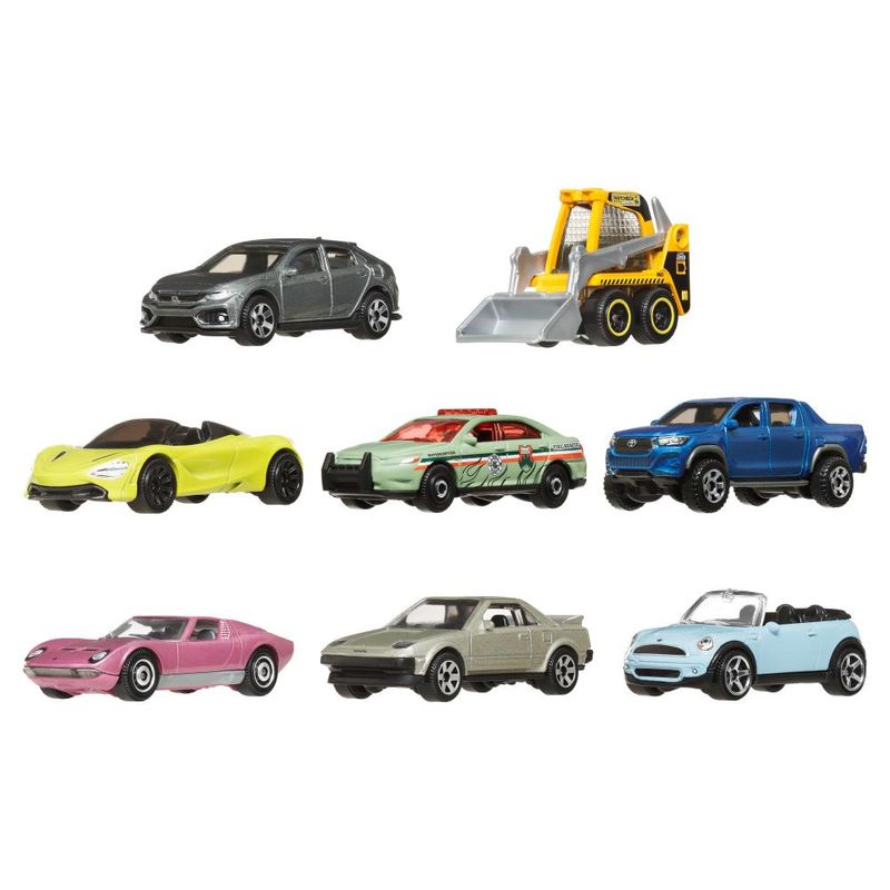Carrinhos-Miniaturas---Matchbox---Carro-Basico---Pacote-8-Unidades---Modelos-Sortidos---Mattel-1