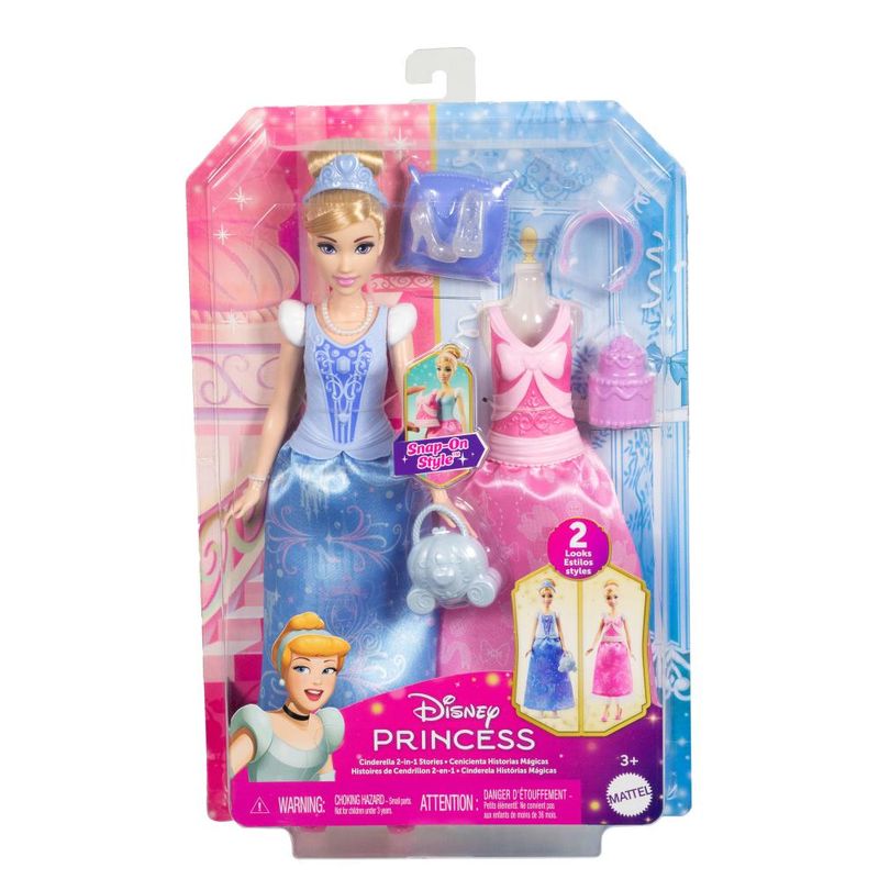 Boneca-Articulada---Disney---Princesa---Cinderela---Mudanca-de-Vestido---Mattel-4