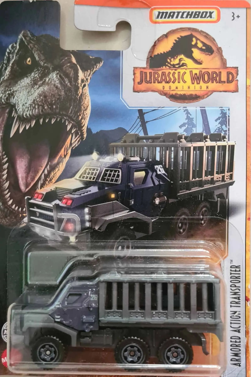 Matchbox Jurassic World Dominion Armored Action Transporter Ri