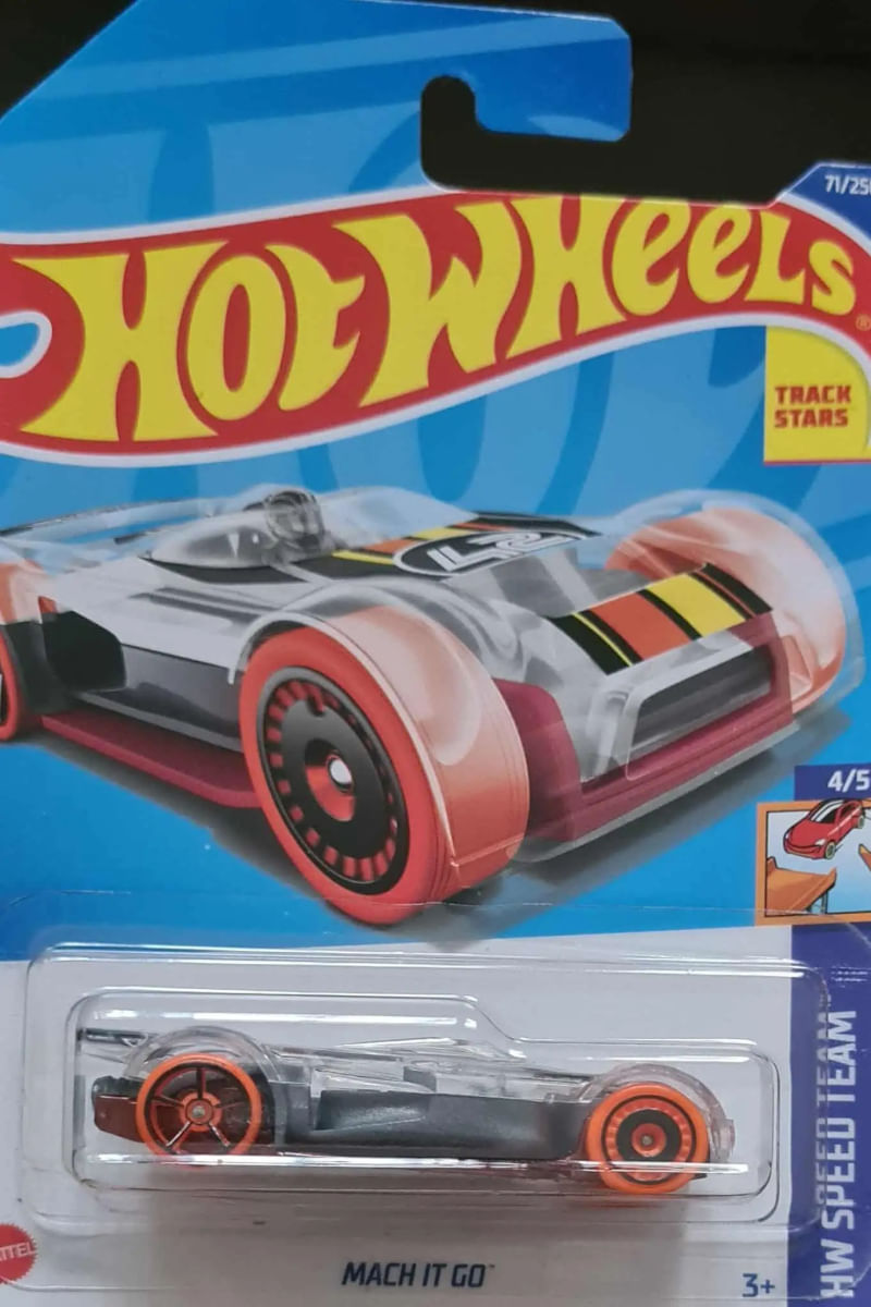 Hot Wheels Speed Team - Mach It Go Cinza - Ri Happy