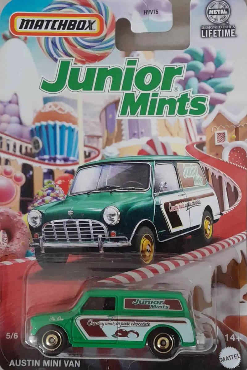 Matchbox - Austin Mini Van (Tootsie Junior Mints Candy) - Ri Happy