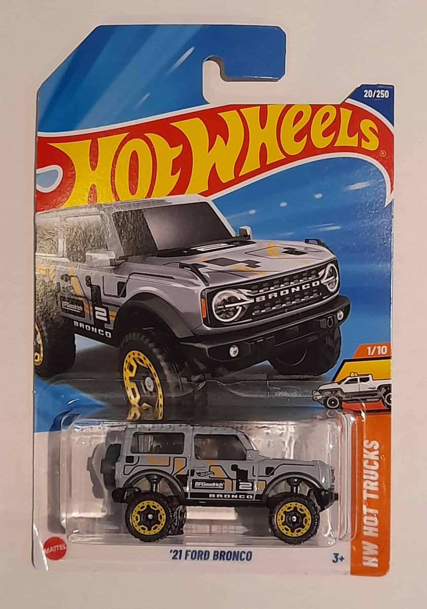 Hot Wheels Hot Trucks - 21 Ford Bronco - PBKIDS Brinquedos