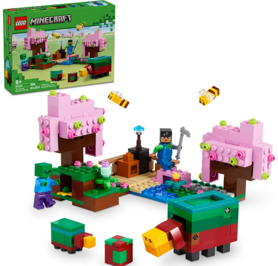 cd レコ Minecraft O Jardim das Cerejeiras Conjunto - Lego 21260 - Ri Happy