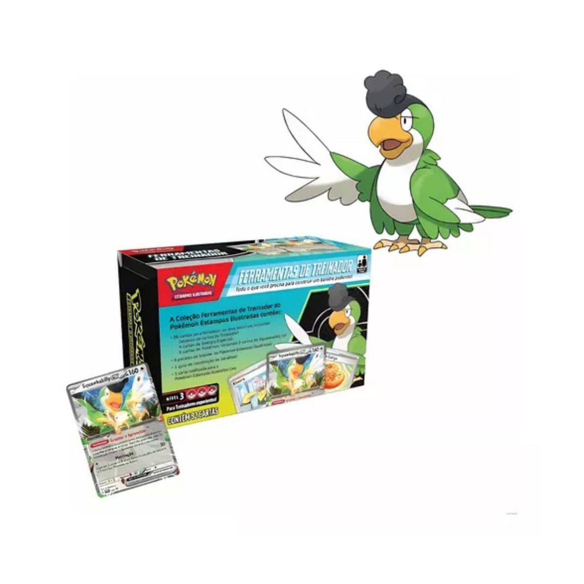 Pokémon Ferramenta De Treinador Squawkabilly 34688 - Copag