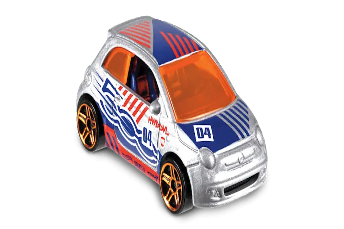Hot Wheels Daredevils - Fiat 500 - Ri Happy