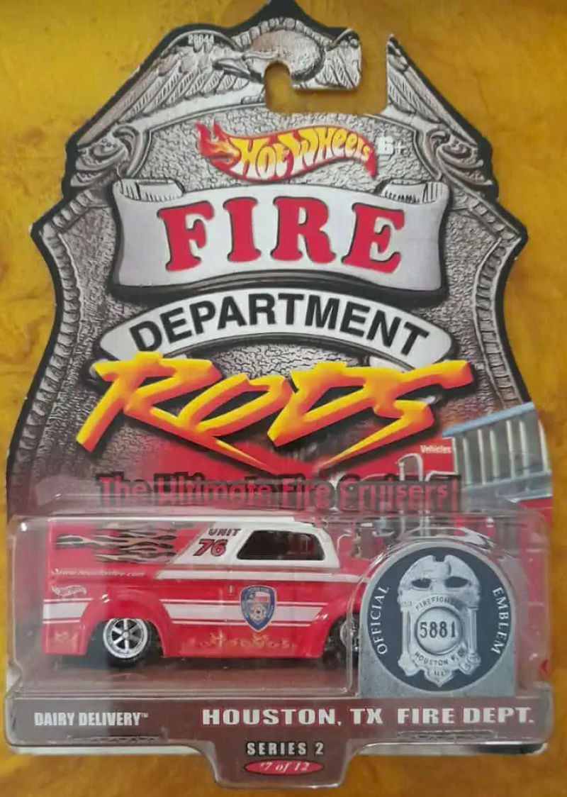 偉大な Hot Delivery Dairy - Rods Fire Wheels ミニカー