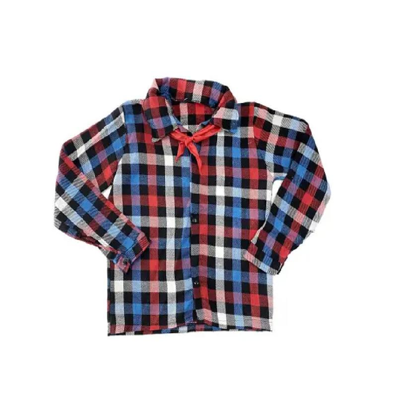 Fantasia---Festa-Junina---Camiseta-Xadrez-Com-Lenco---Tamanho-G---Brink-Model-1
