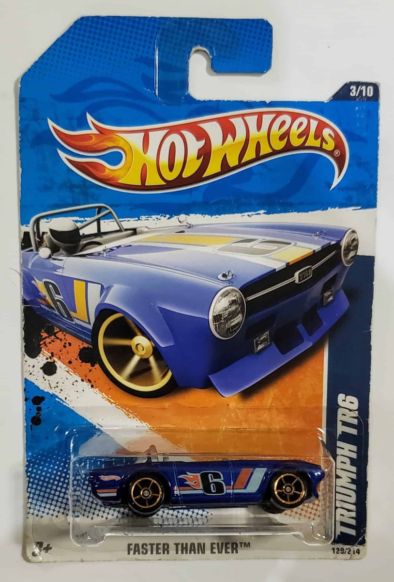 Hot Wheels Faster than Ever - Triumph TR6 - PBKIDS Brinquedos