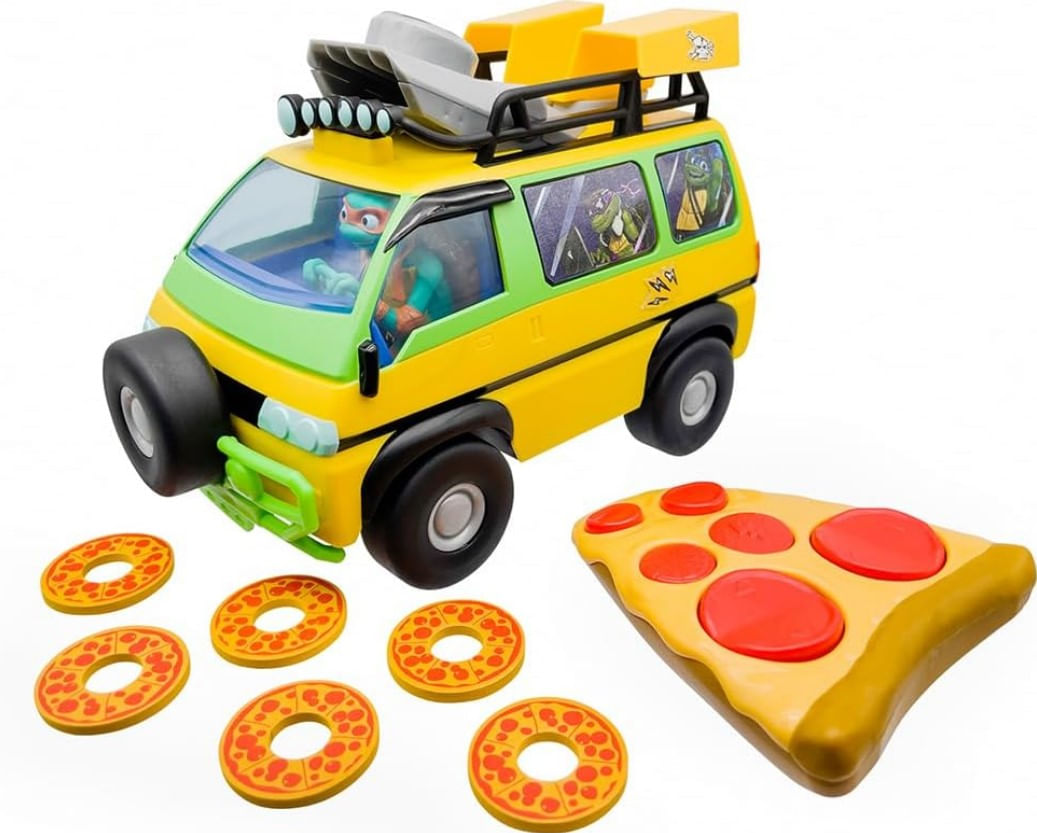 Tartarugas Ninja Furgão Pizza - Candide 7417 - Ri Happy