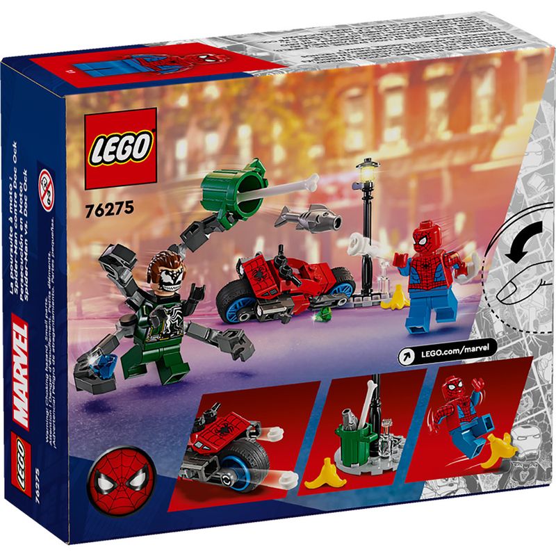 LEGO---Super-Heroes---Marvel---Perseguicao-de-Moto---Spider-Man-vs-Doc-Ock---76275-8