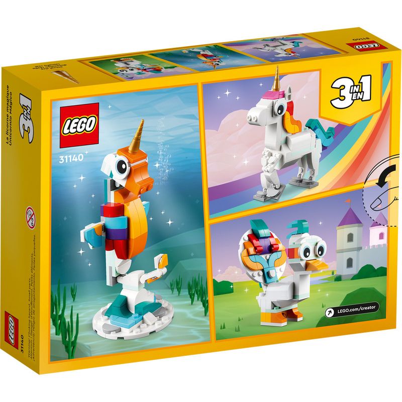 LEGO-Creator---Unicornio-Magico-3-em-1---31140-5