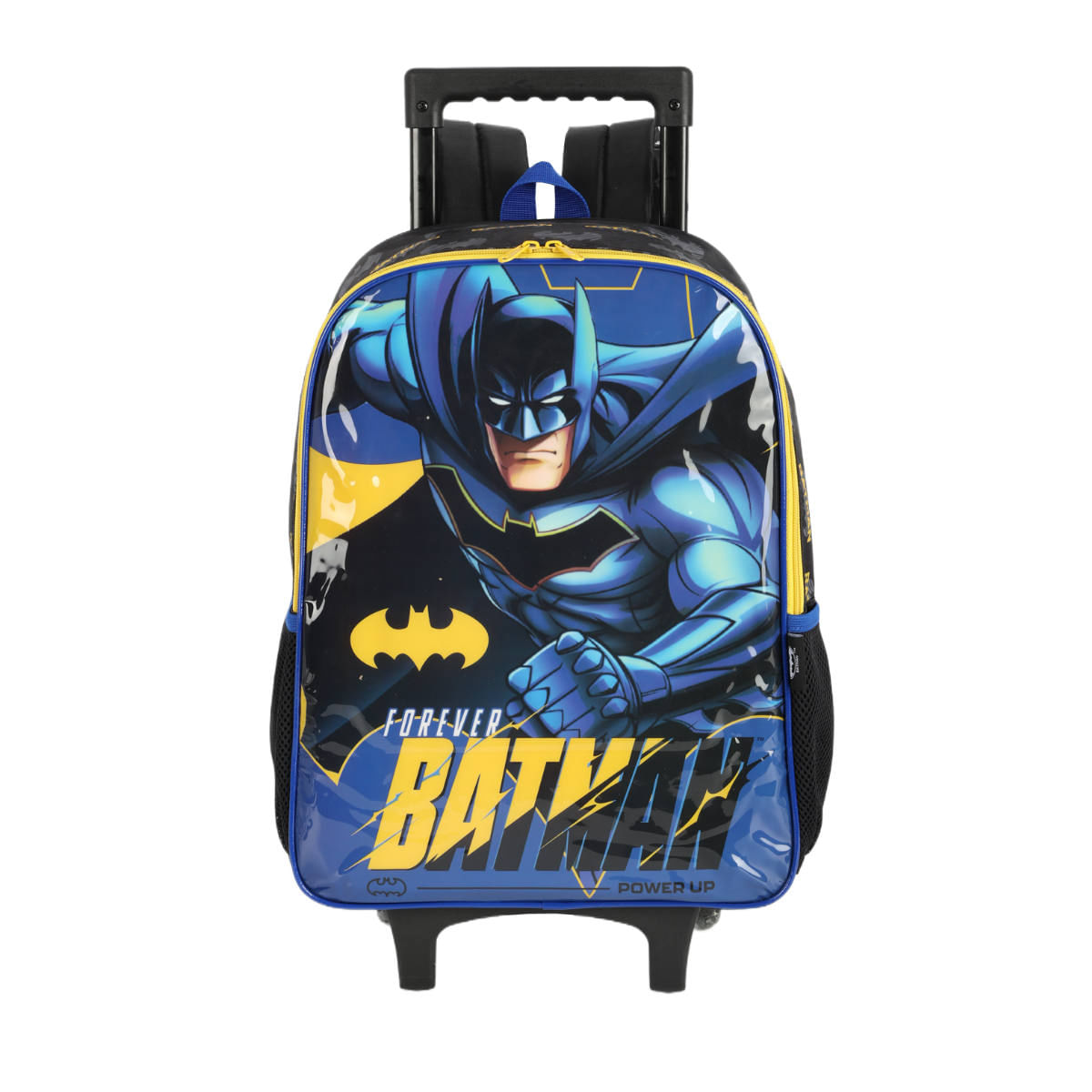Kit Mochila de Rodinhas Lancheira Luxcel Batman Azul