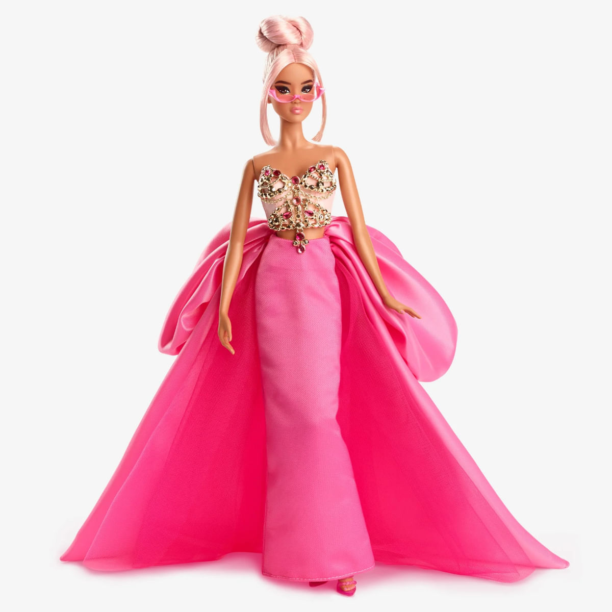 Boneca Barbie Pink Collection 35cm Mattel HJW86 Ri Happy