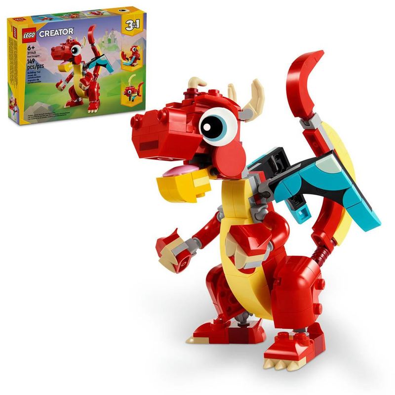 Lego-Creator---Dragao-Vermelho---31145-0