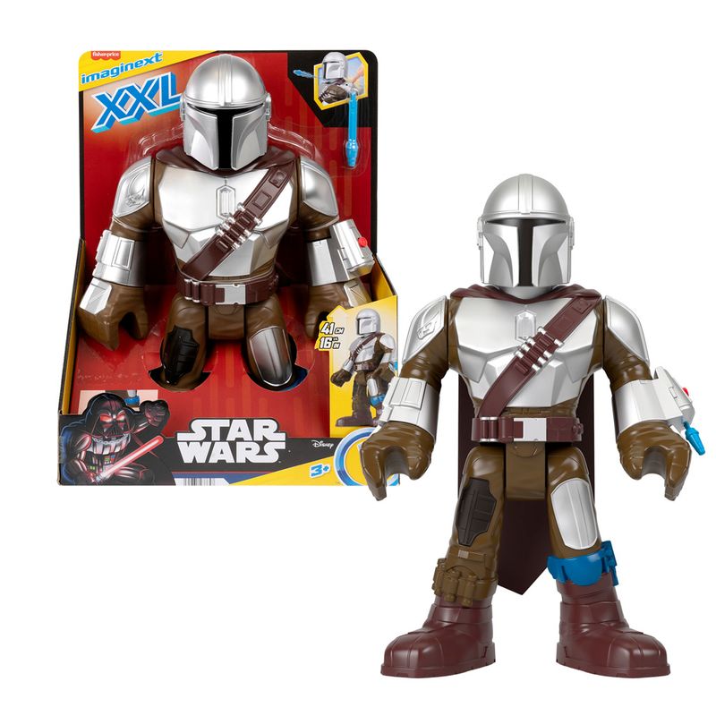 Boneco-de-Acao---Imaginext---Star-Wars---Mandalorian-XXL---Fisher-Price-0
