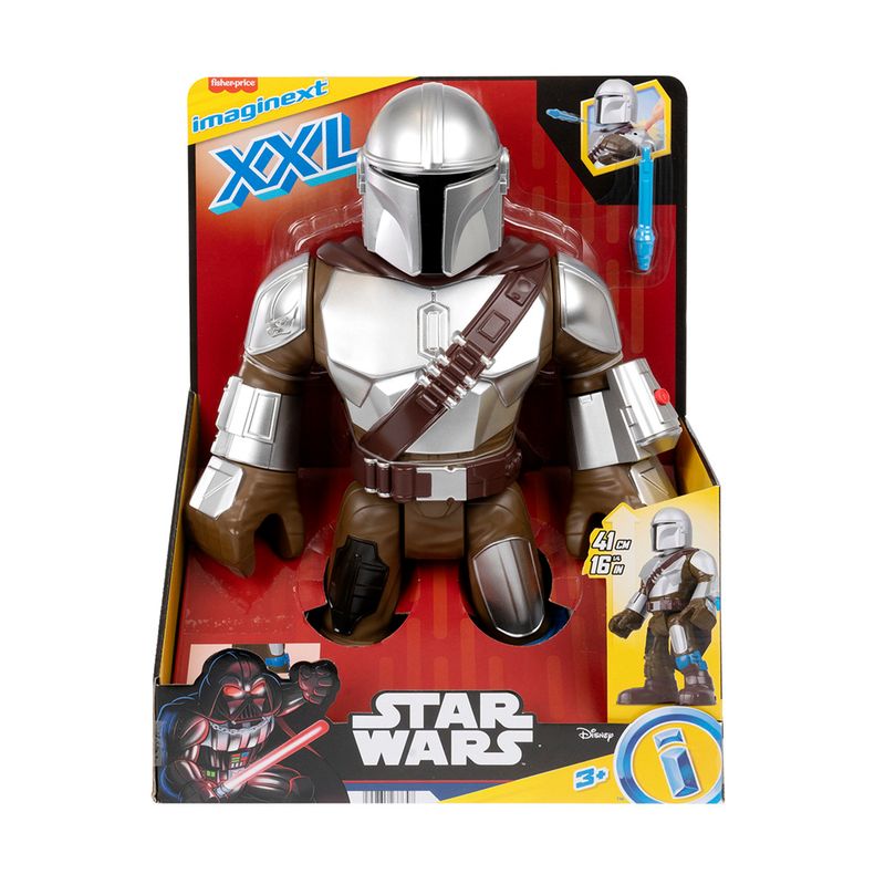 Boneco-de-Acao---Imaginext---Star-Wars---Mandalorian-XXL---Fisher-Price-7