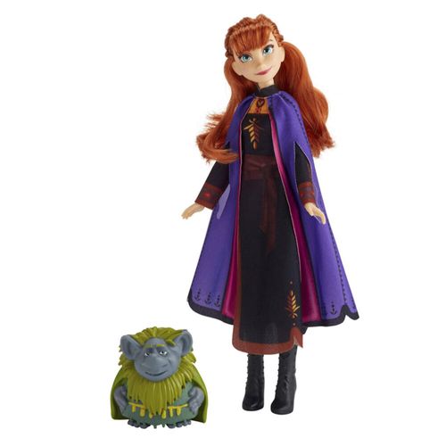 Conjunto De Boneca Articulada e Mini Figura - Disney - Frozen 2 - Anna e Pabble - Hasbro