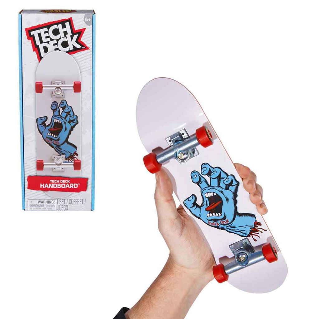 Confira Skate de Mão - Tech Deck - Handboard - Santa Cruz - Sunny