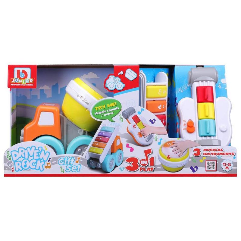 Mini-Veiculo---Drive---Rock-Gift---Caminhao-Truck---3-Em-1---Maisto-3