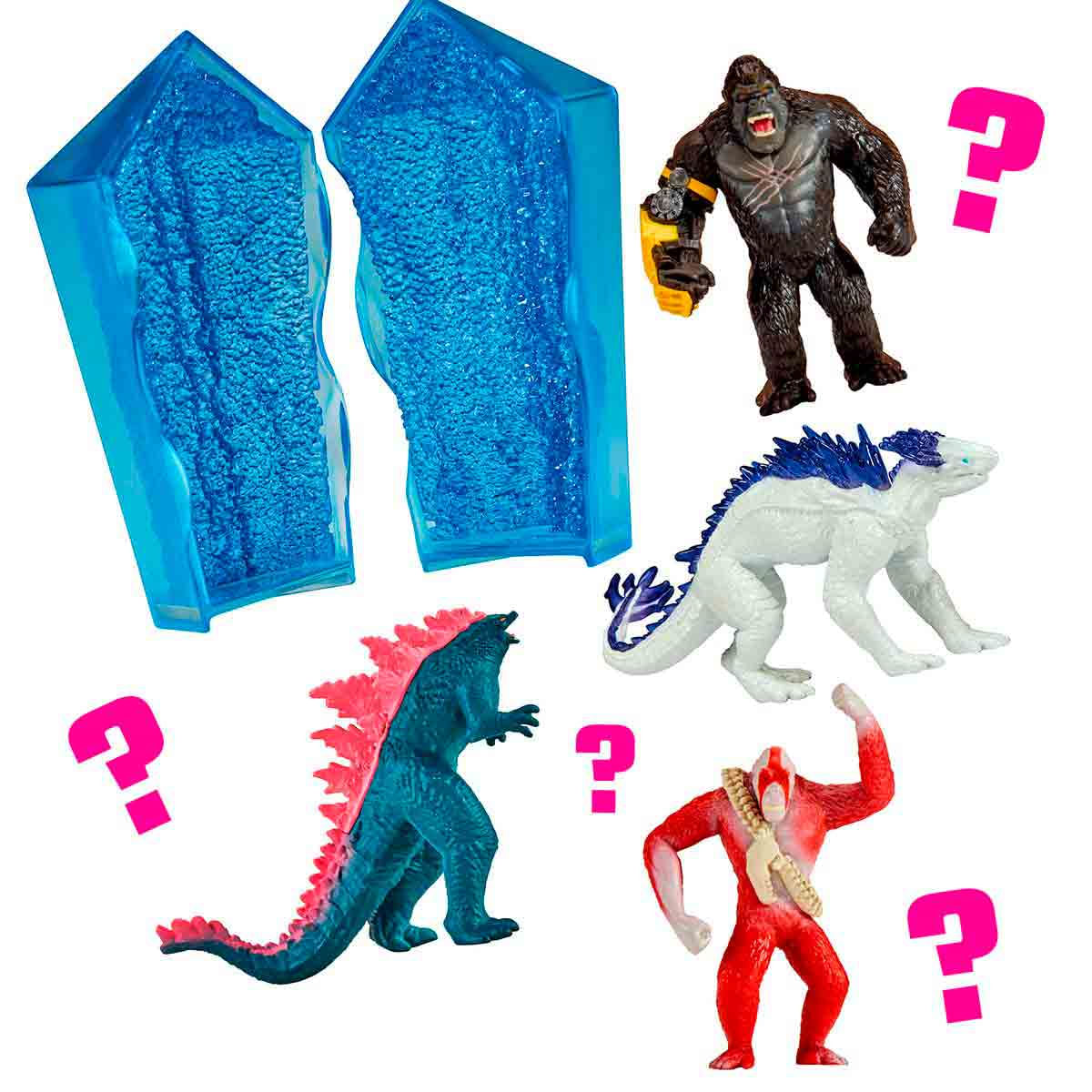 Cristal da Terra Oca com Mini Boneco Surpresa - Godzilla - PBKIDS