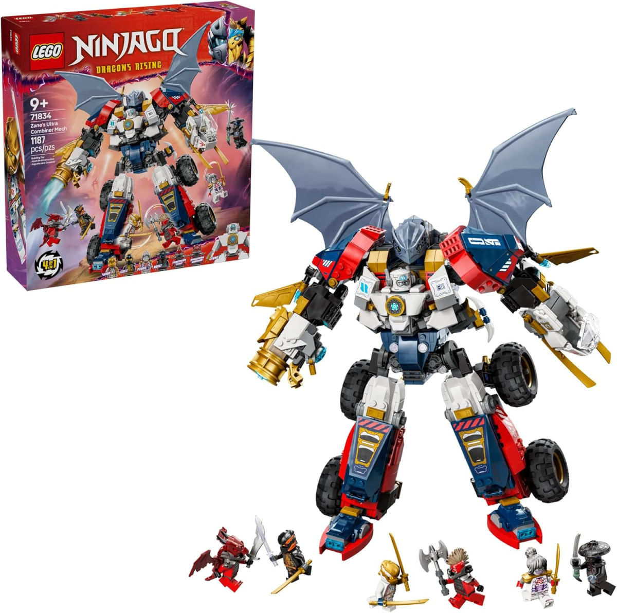 71834 Lego Ninjago - Robô Ultra Combinador do Zane - Ri Happy