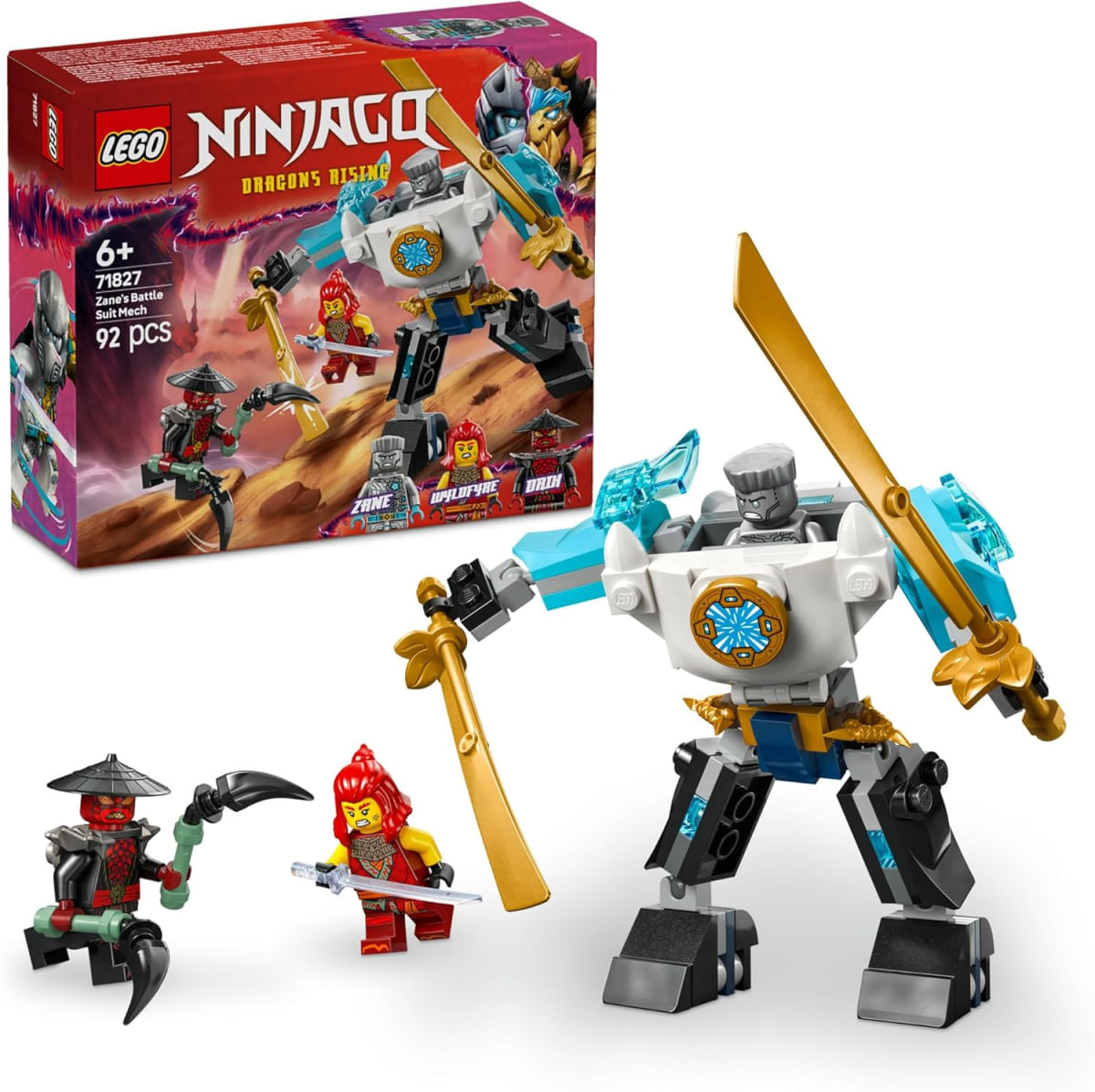 71827 Lego Ninjago - Traje de Meca de Batalha do Zane - Ri Happy