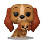 Boneco---Funko-Pop---Disney---A-Dama-e-o-Vagabundo---70-Anos---Dama-com-Filhote---Candide-0