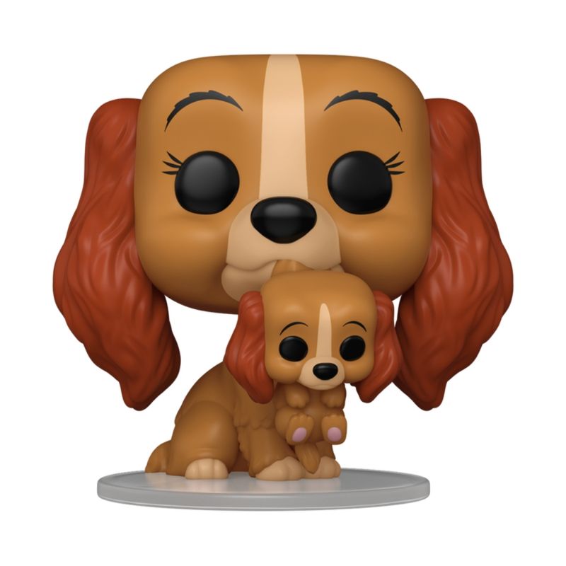 Boneco---Funko-Pop---Disney---A-Dama-e-o-Vagabundo---70-Anos---Dama-com-Filhote---Candide-0