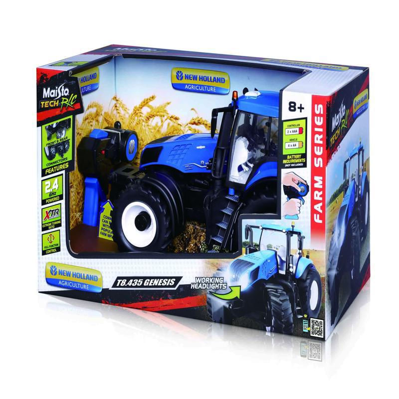 Carrinho-com-Controle---1-16-New-Holland---Farm-Tractor---Maisto-3