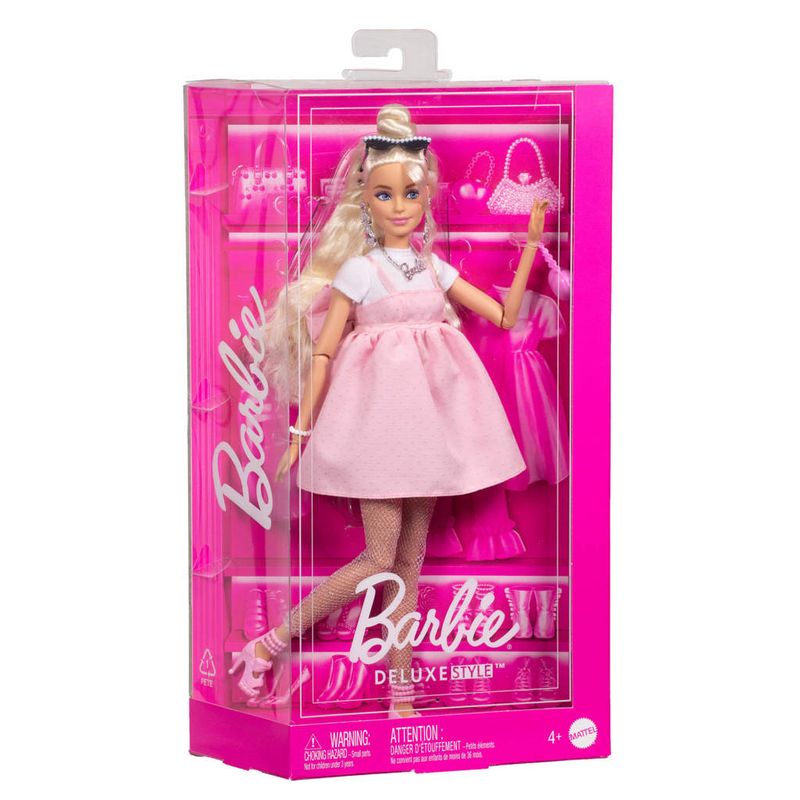 Boneca-Articulada---Barbie---Deluxe-Style---Rosa---Mattel-1
