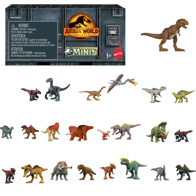 Figura-de-Acao---Jurassic-World---Dominion---Minis-Dinossauros---Surpresa---Mattel-0
