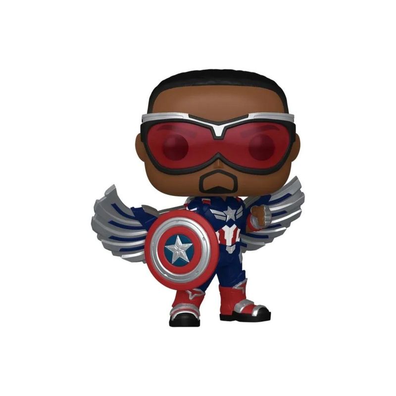 Boneco-Funko---Pop----Marvel---Admiravel-Mundo-Novo---Capitao-America---Sam-Wilson---Candide-0