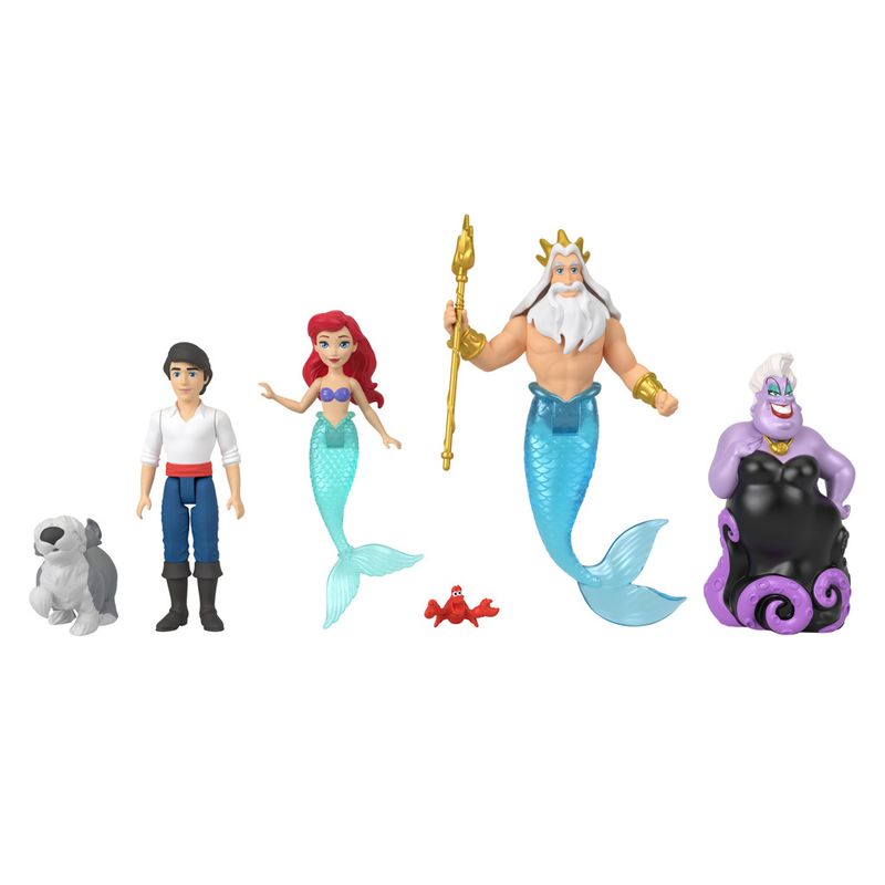 Conjunto-de-Figuras---Disney-Princesas---Livro-de-Historias-Classico-Ariel---Mattel-1
