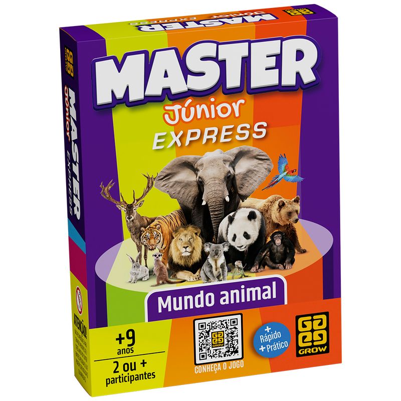 Jogo-de-Cartas---Master-Junior-Express---Mundo-Animal---Grow-0