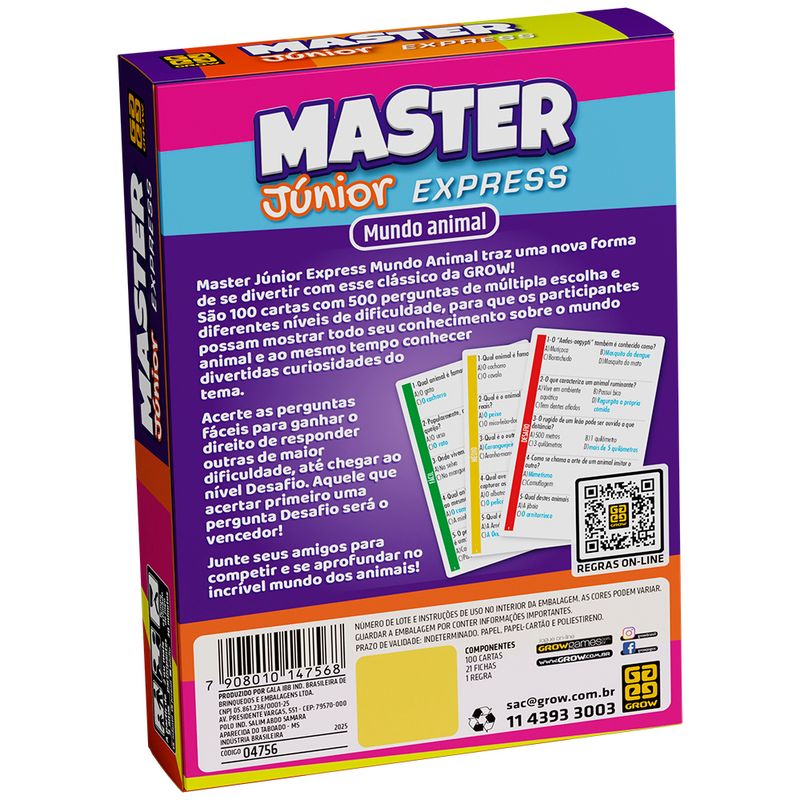 Jogo-de-Cartas---Master-Junior-Express---Mundo-Animal---Grow-1