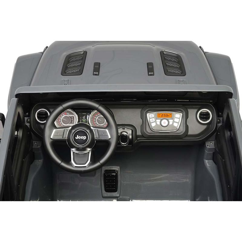 Veiculo-Eletrico---Jeep---Gladiator-Rubicon-com-Controle-Remoto---12V---Shiny-Toys---Cinza-4