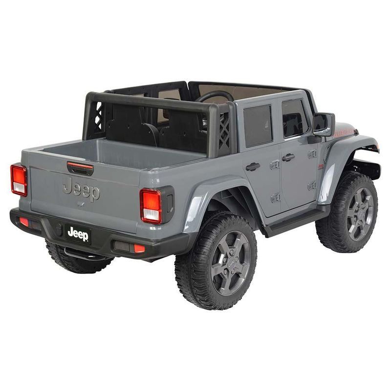 Veiculo-Eletrico---Jeep---Gladiator-Rubicon-com-Controle-Remoto---12V---Shiny-Toys---Cinza-6