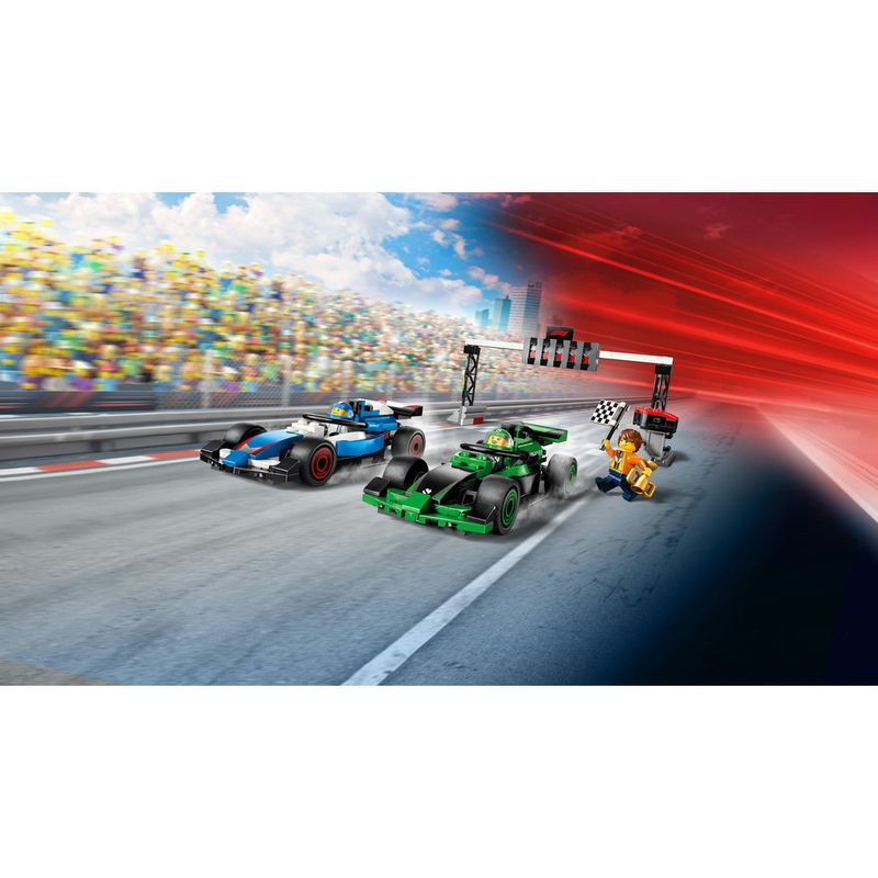 LEGO---City-Formula-1---Grid-de-F1-com-Carros-de-Corrida-da-VCARB---Sauber---60474-12