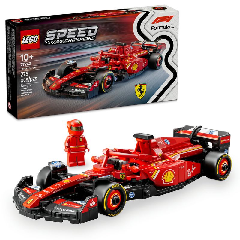 LEGO---Speed-Champions---Carro-de-Corrida-Ferrari-SF-24-F1---77242-0