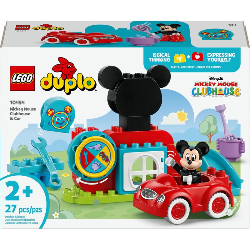 LEGO---Duplo-Disney-TM---Casa-e-Carro-do-Mickey-Mouse---10454-0