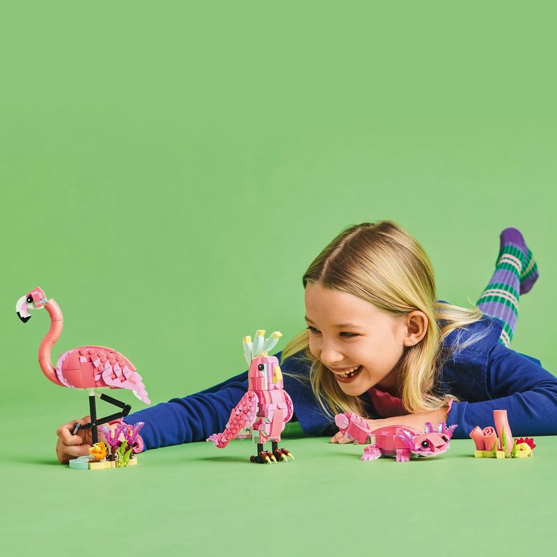 LEGO---LEGO-Creator---Animais-Selvagens--Flamingo-Rosa---31170-10