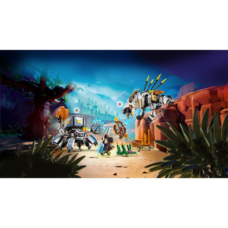 LEGO---Horizon---Aloy-e-Varl-vs-Carapaca-e-Dente-Serrado---77037-13