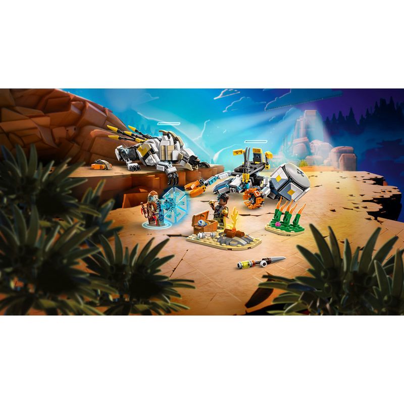 LEGO---Horizon---Aloy-e-Varl-vs-Carapaca-e-Dente-Serrado---77037-15
