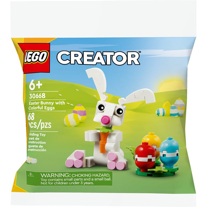 LEGO---Recruitment-Bags---Coelhinho-da-Pascoa-com-Ovos-Coloridos---30668-0