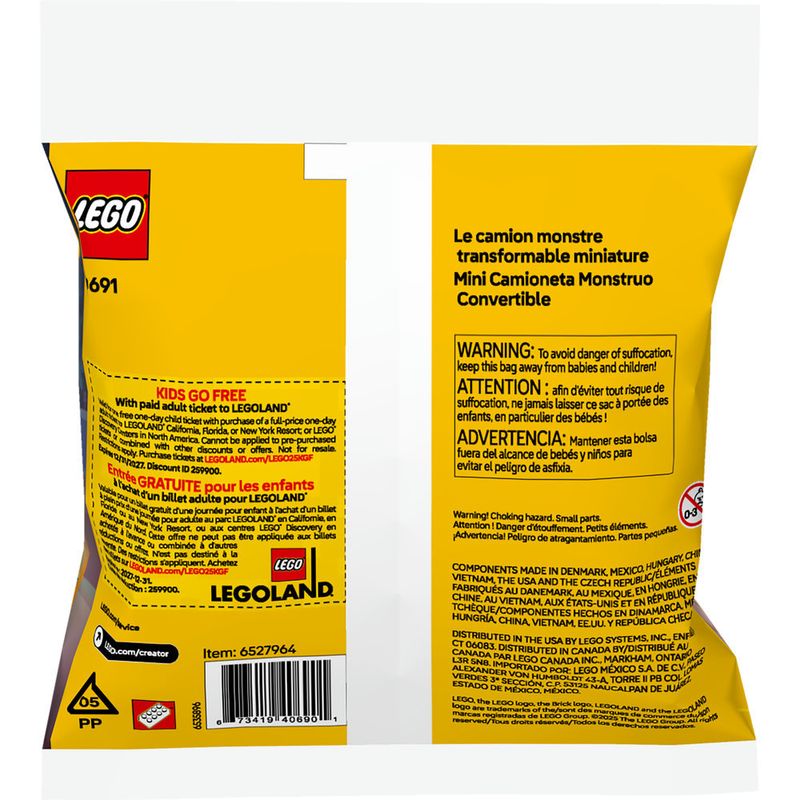 LEGO---Recruitment-Bags---Mini-Monster-Truck-Conversivel---30691-2