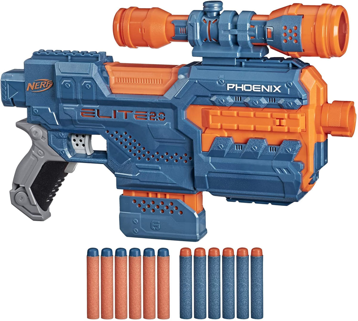 LANCA DARDO NERF ELITE 2.0 PHOENIX CS 6 - HASBRO - Ri Happy