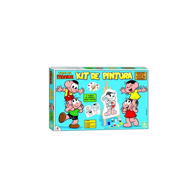 Conjunto-De-Pintura-E-Acessorios---Turma-da-Monica---04-Telas---Nig-0
